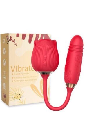**2 IN 1 ROSE TOY (POWERFUL SQUIRTMAKER) RECHARGEABLE
