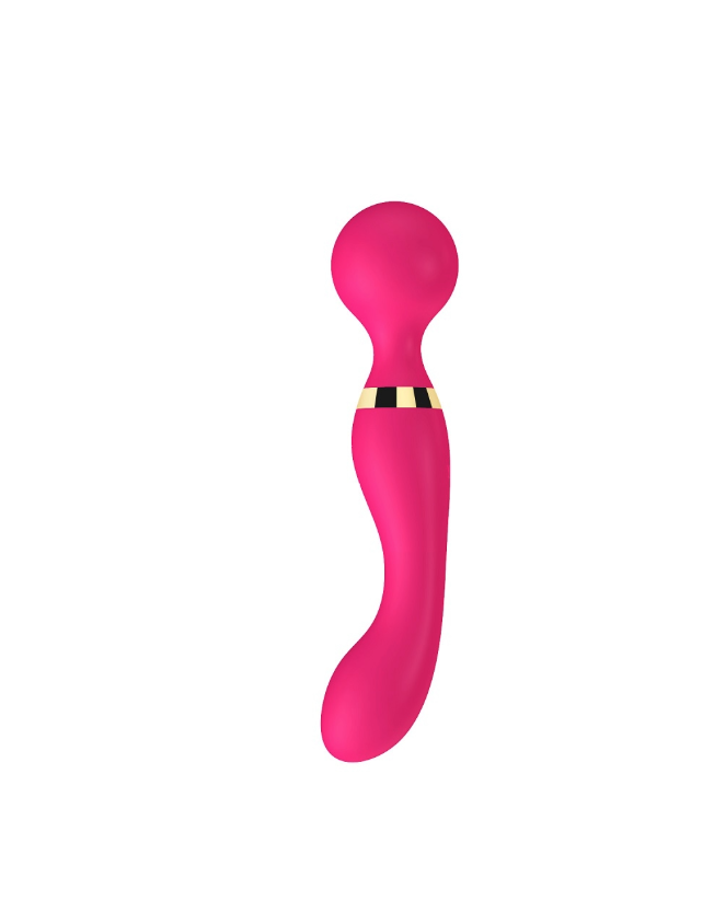 AGORA DOUBLE ENDED CLIT & G-SPOT VIBRATOR - RECHARGEABLE